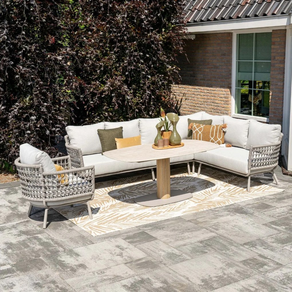 Garden Impressions Maud loungestoel - taupe