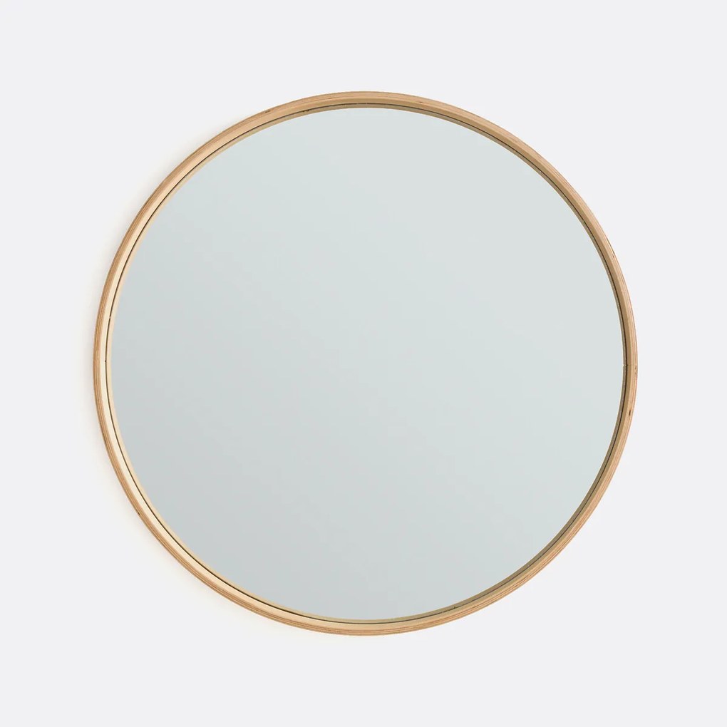 Ronde spiegel in fineereikØ80 cm, Alaria