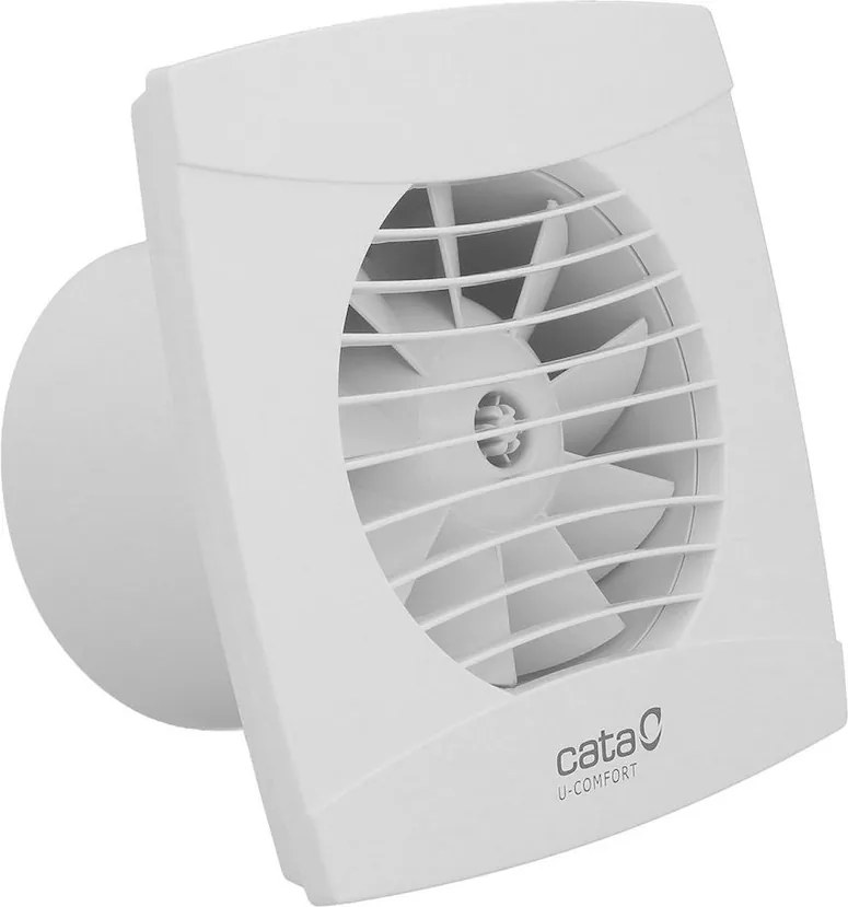 Cata UC-12 T badkamer ventilator met timer 12W Ø120mm wit mat
