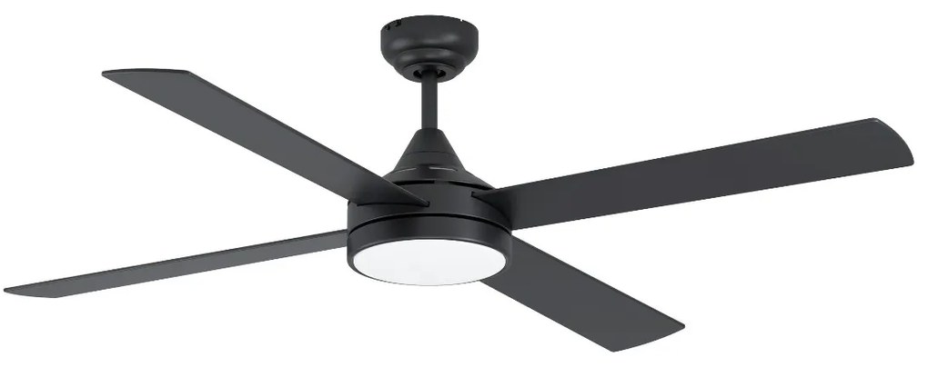 EGLO Trinidad 35085 | Plafondventilator 122CM Zwart | Inclusief 20W LED Lamp