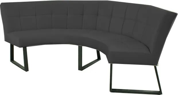 Eetkamerbank - Amsterdam - stof Element donkergrijs 22 - geschikt voor tafel 130 cm