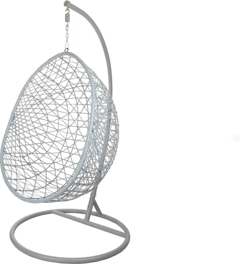 Egg Hangstoel cocoon relax grijs