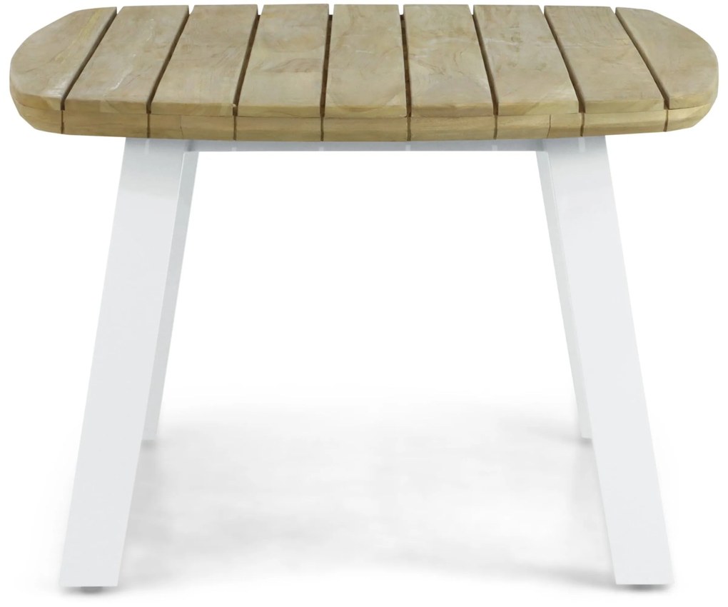Lifestyle Garden Furniture Falcon/Glasgow Dining Tuinset X Aluminium/Teak Wit
