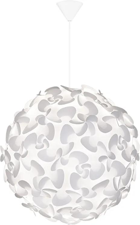 UMAGE Lora Wit - Medium Ø 45 cm - Hanglamp - Koordset wit - Kunststof - Lampenkap - Bloemvorm - Modern - Design