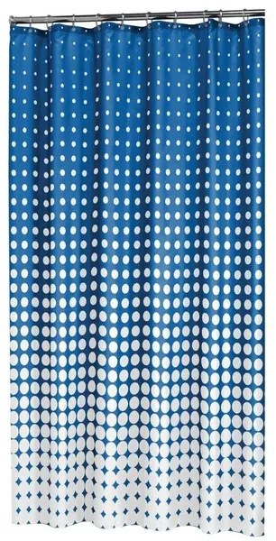Sealskin Speckles Douchegordijn Polyester 180x200 cm Blauw/Wit 233601323
