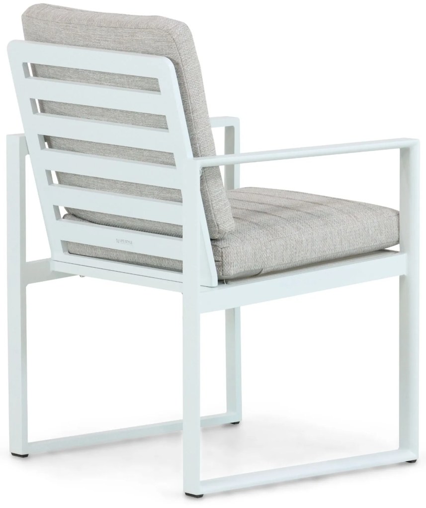 Tuinstoel Aluminium Wit Lifestyle Garden Furniture Nuno
