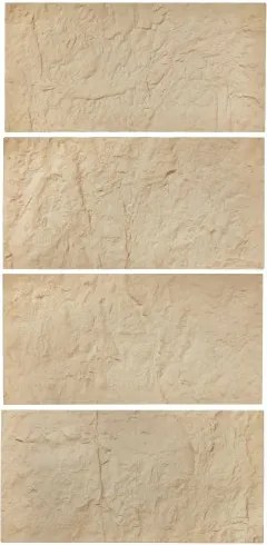 VEVOR 3D wandpanelen, set van 4, 120x60 cm, PU wandbekleding met natuursteenimitatie, wanddecoratie, 2,97 m² oppervlakte, interieurontwerp voor plafonds, slaapkamers, woonkamers en speelkamers, steengeel