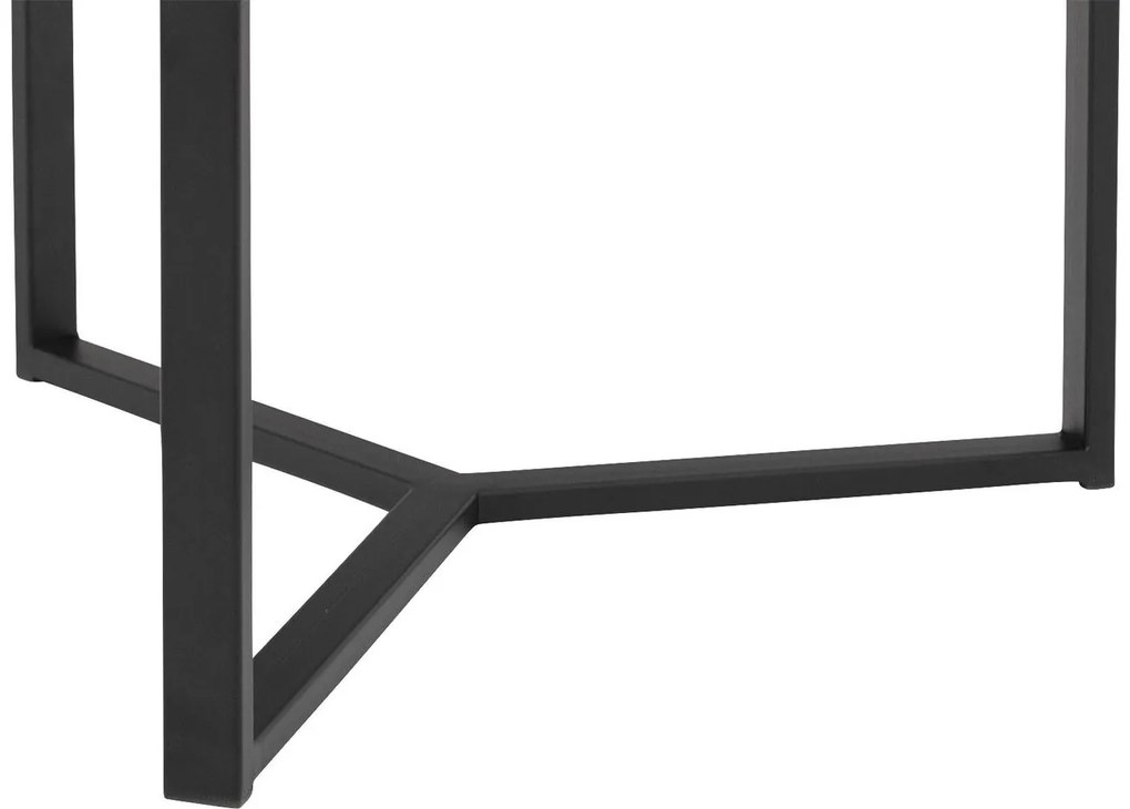 Goossens Excellent Salontafel Enza rond, marmer bruin, elegant chic, 80 x 42 x 80 cm