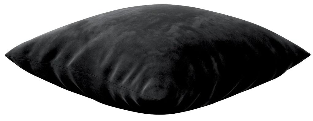 Dekoria Kussenhoes Kinga, zwart 60 x 60 cm