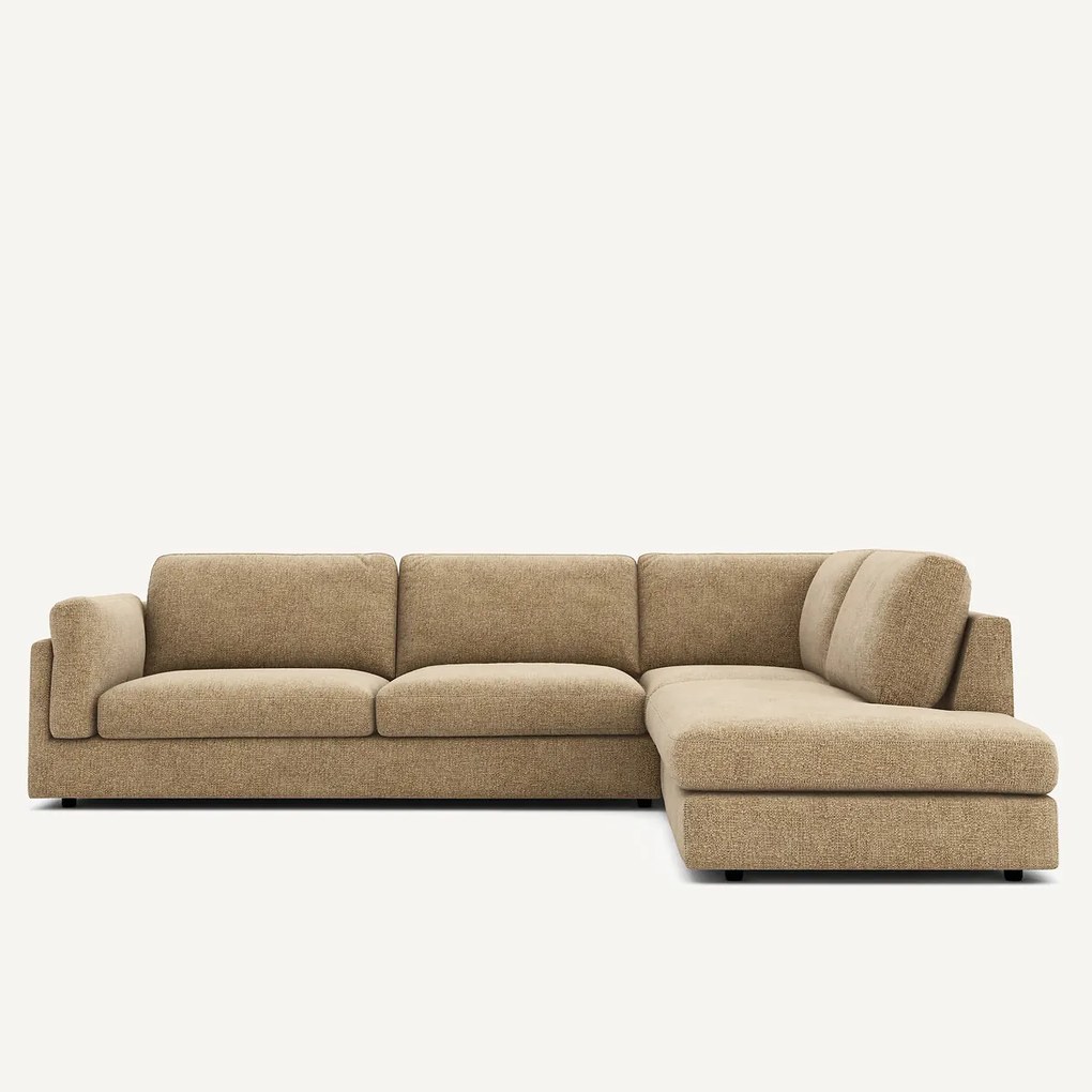 Omvormbare hoekbank, van stevig katoen, CÉSAR