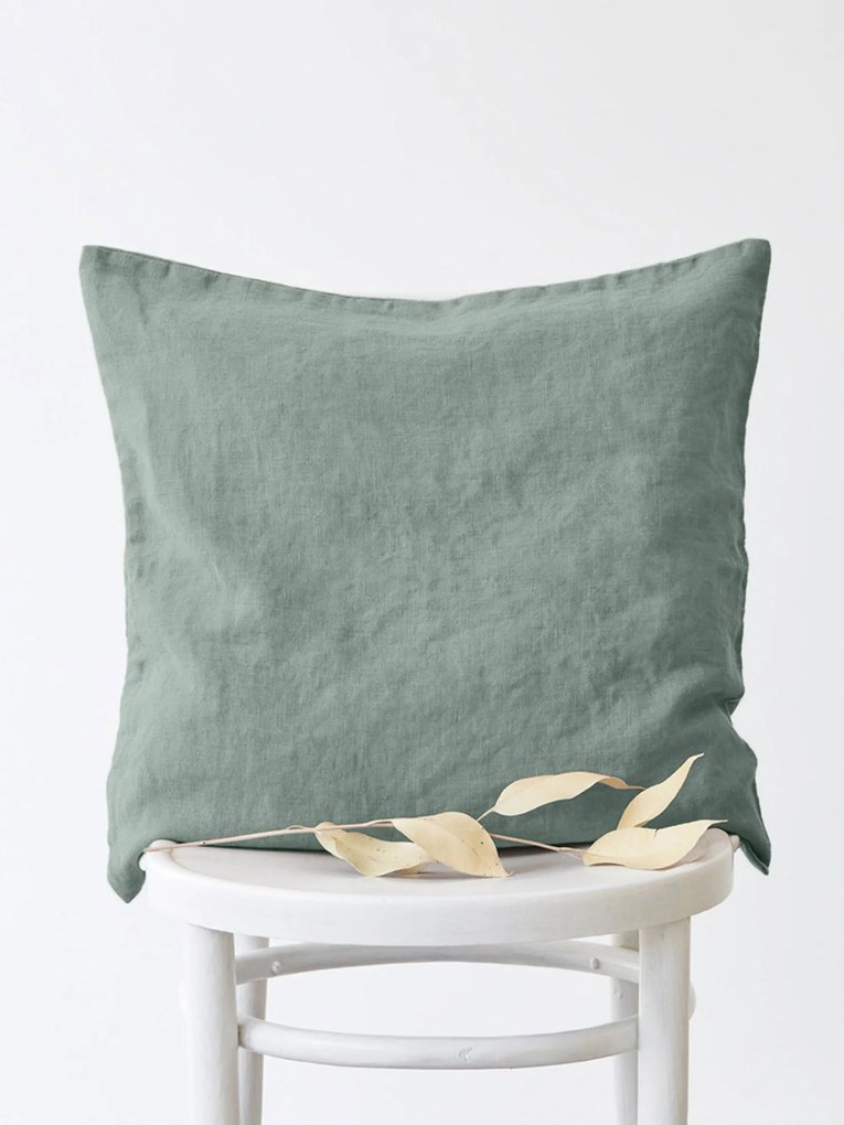 Linnen kussenhoes Green Milieu