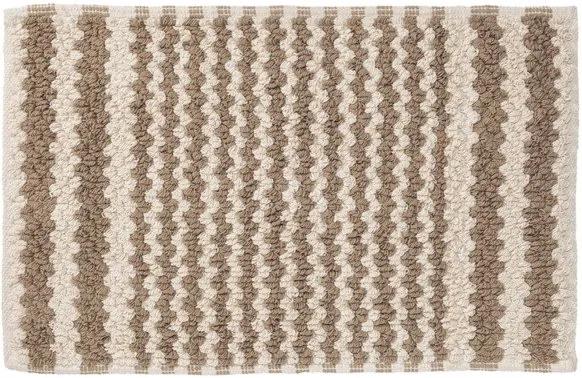 Sealskin motif badmat 80x50cm cotton zand 294445465