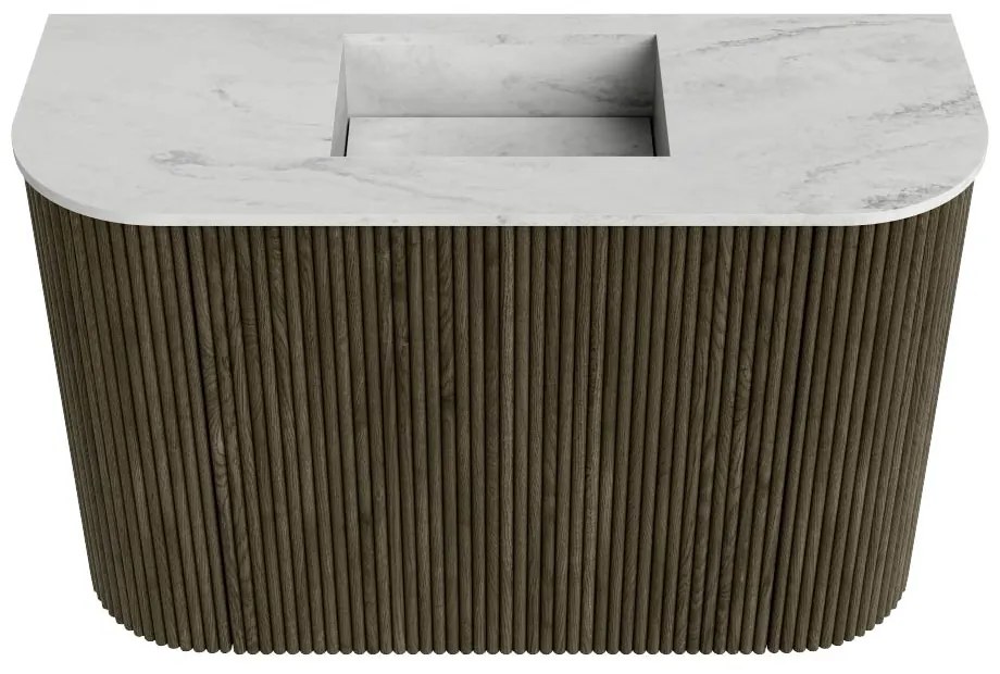 Mondiaz Joya DLux 65cm toiletmeubel ronding links/rechts shadow met wastafel faye midden zonder kraangat opalo
