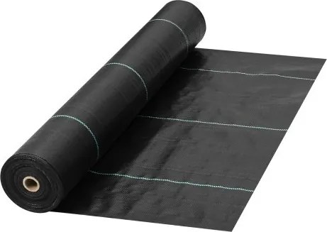 VEVOR Onkruidbestrijdingsdoek, 5,8 oz tuinvlies, 0,9 x 91,4 m afdekmat, zwaar geweven onkruidbestrijdingsgeotextiel, onkruidwerende onkruidfolie voor tuin en terras, zwart