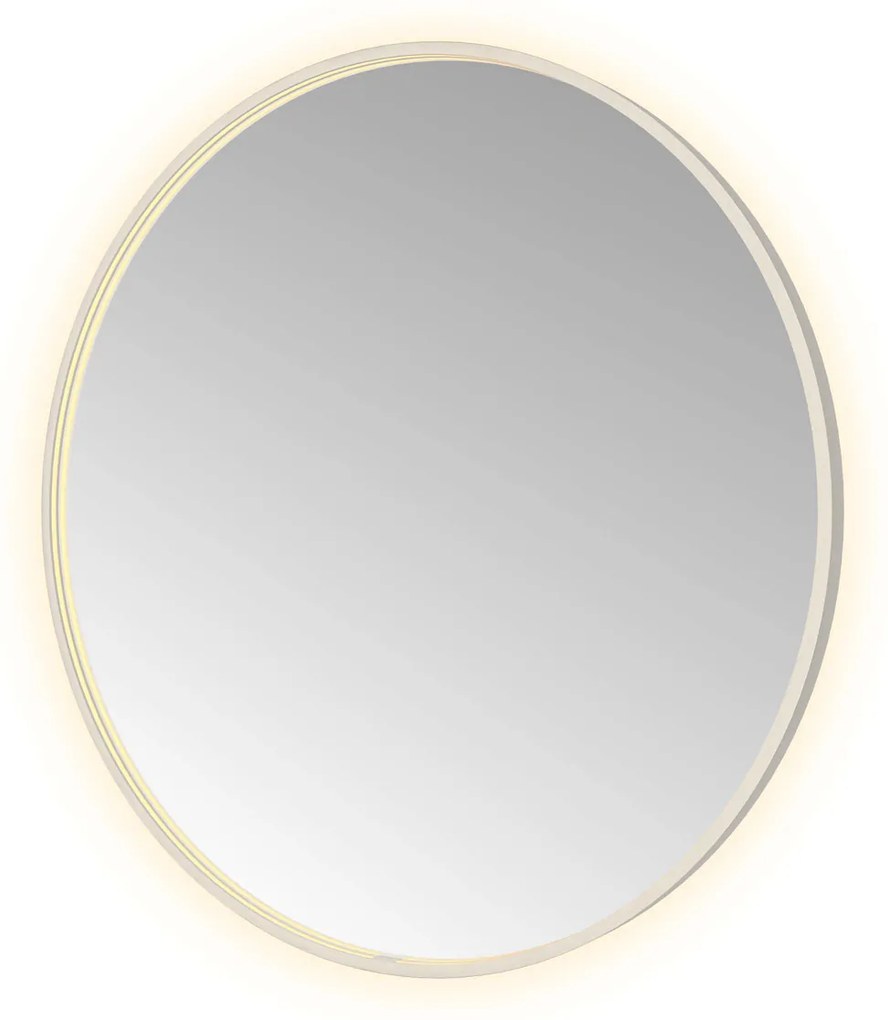 Hotbath &More Round spiegel 100cm RVS