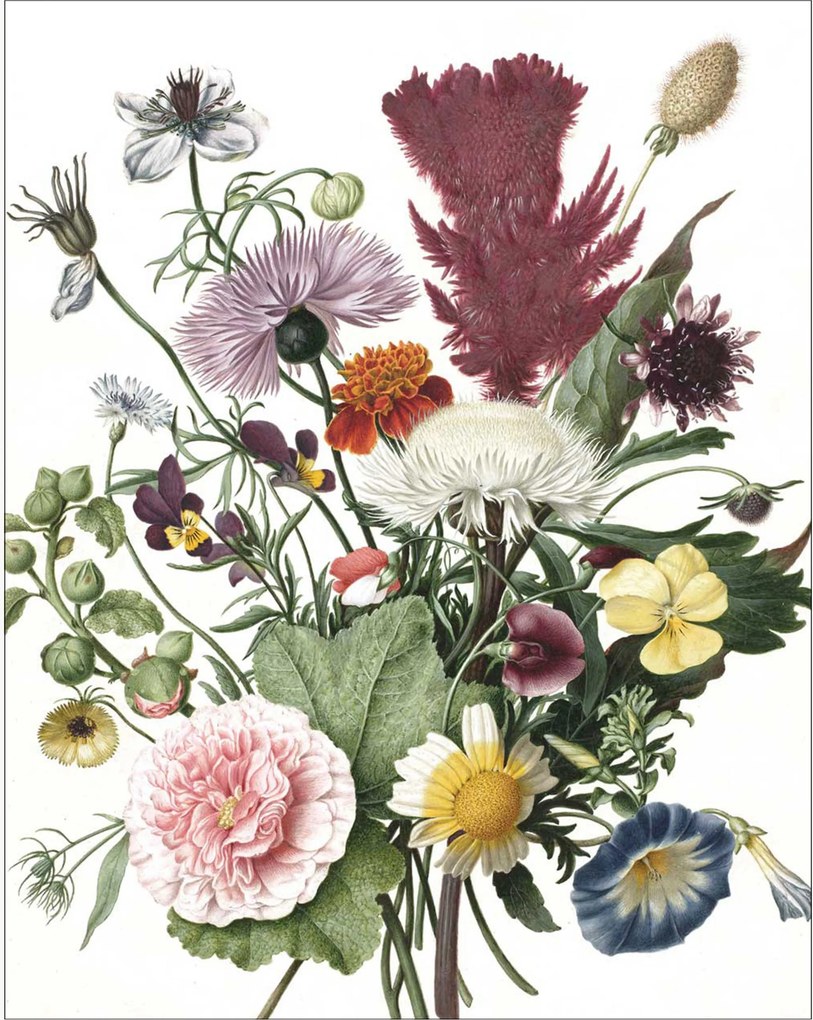 Behangpaneel Wild Flowers