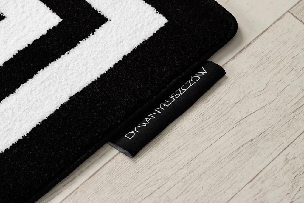 Tapijt HAMPTON Kader zwart - TWEEDE-KLASSE PRODUCT