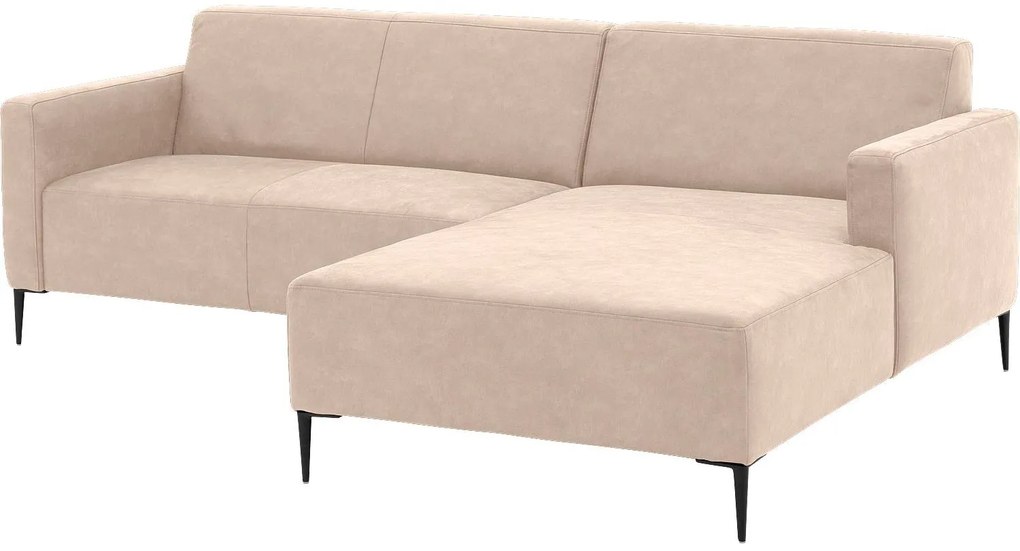 Goossens  Key West beige, micro leer, 2-zits, modern design