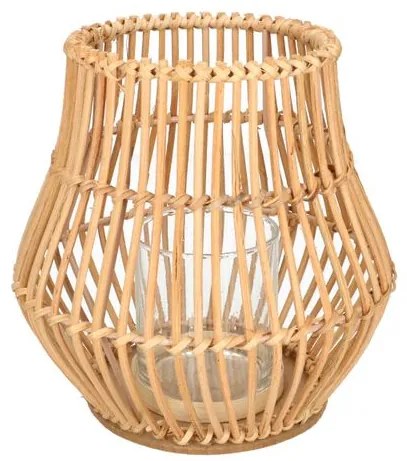 Windlicht, rotan,Ø 20 cm