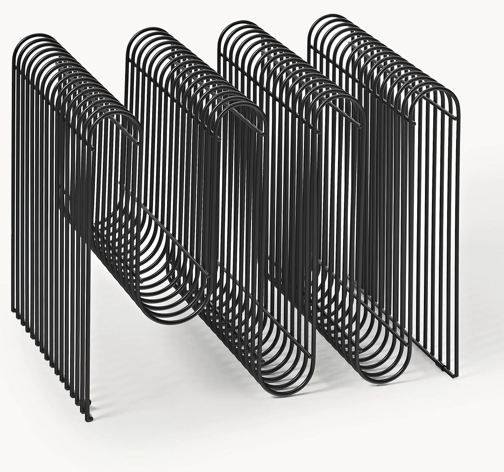 Metalen tijdschriftenhouder Curva