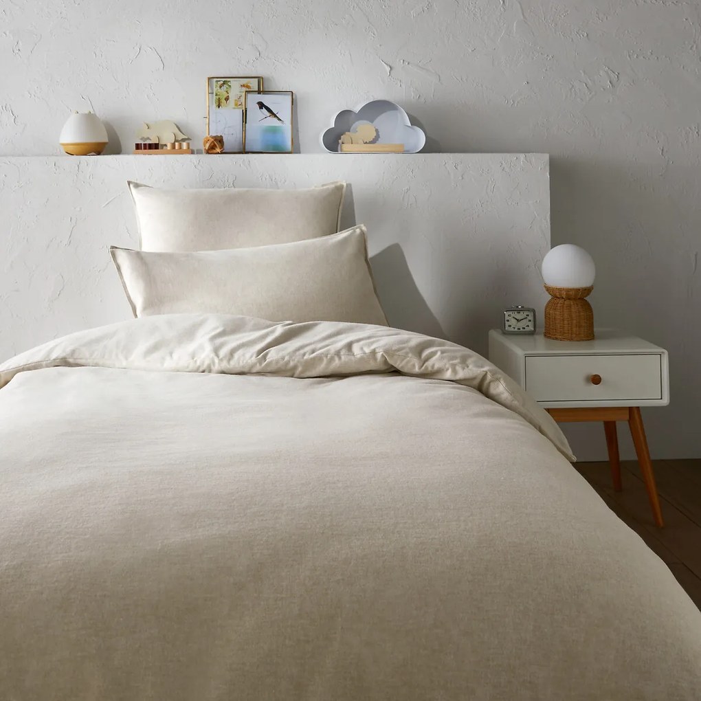 Kussensloop, katoenen chambray flanel, Clara