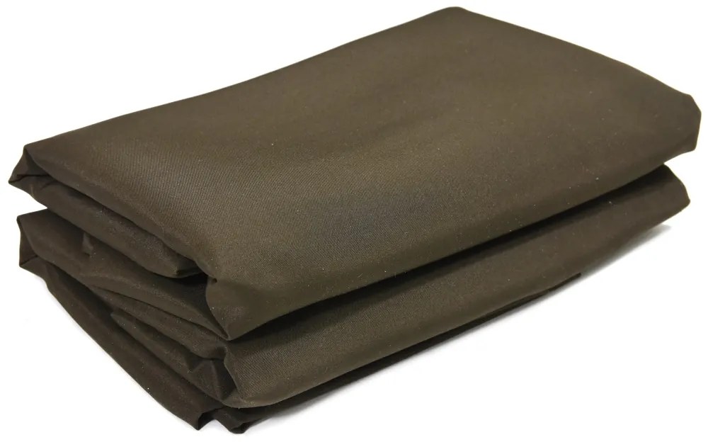 Bruine La Palma terraspergola 3x6m met Garden Point gordijnen