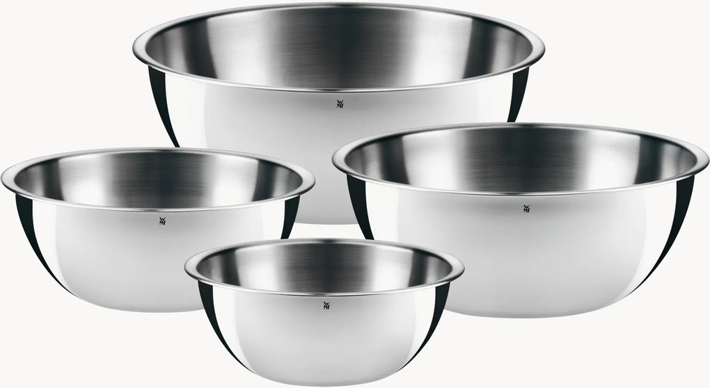 Mengschalen Classic van edelstaal, 4-delig
