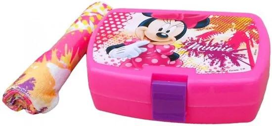 Minnie Mouse Broodtrommel + Handdoek
