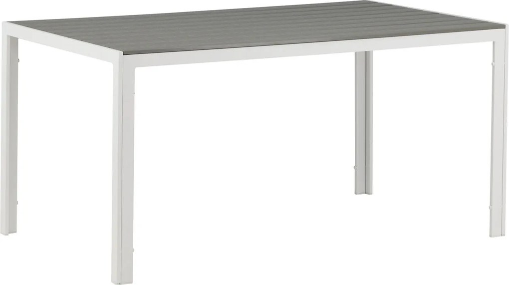 The Outsider Tuintafel - Toscane - Wit/Grijs - Alu/Polywood - 150x90 cm - The Outsider