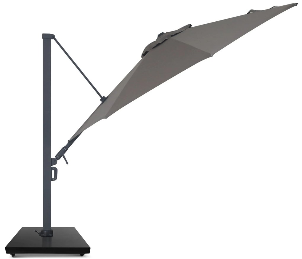 Zweefparasol 3.5m S2 Excellent (excl. voet) Taupe-naturel-bruin Camello Luna