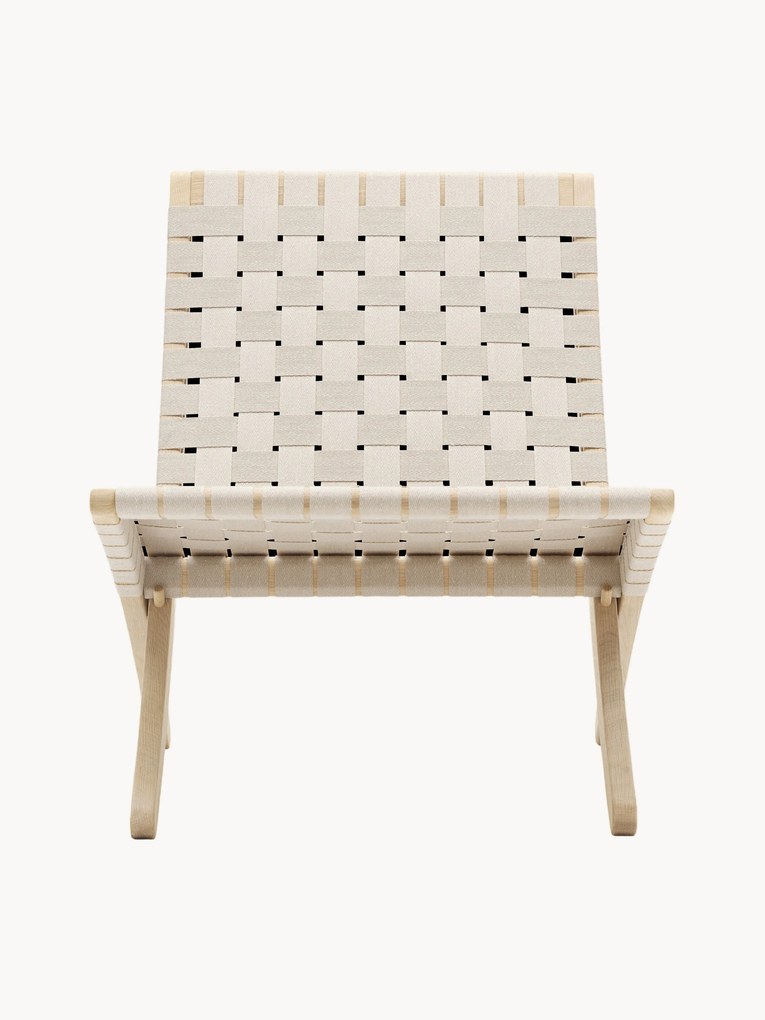 Inklapbare loungefauteuil MG501 Cuba met papieren koord