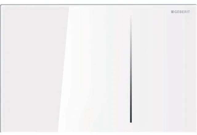 Geberit Sigma70 bedieningplaat, 2-toets spoeling frontbediening voor toilet 24x15.8cm wit 115625SI1