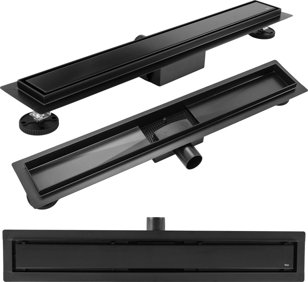 Lineaire afvoer Rea Neox Black 60