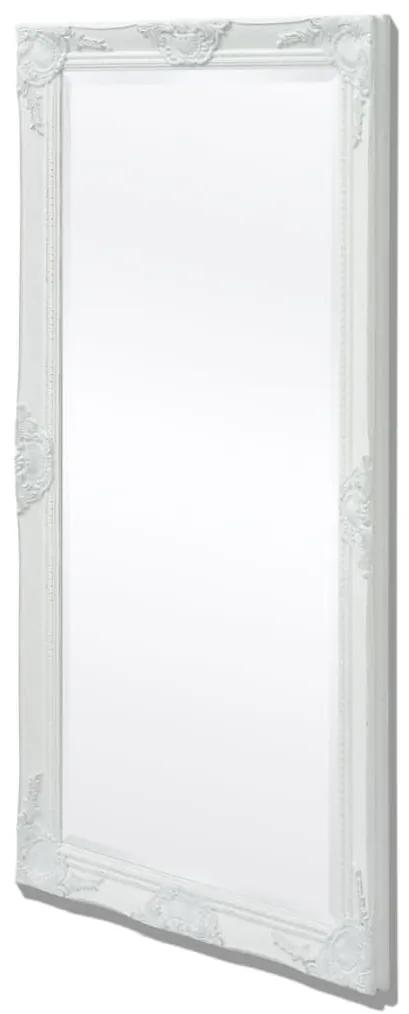 vidaXL Wandspiegel Barok 120 x 60 cm wit