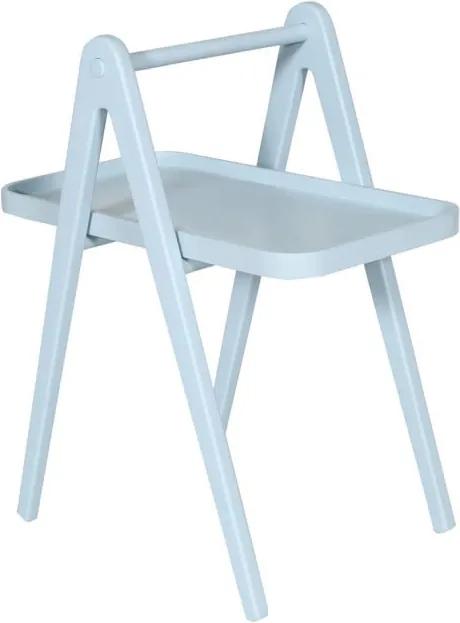 WON | Bijzettafel Floater lengte 55 cm x breedte 30 cm x hoogte 65 cm blauw gebeitst salontafels eikenhout tafels meubels | NADUVI outlet