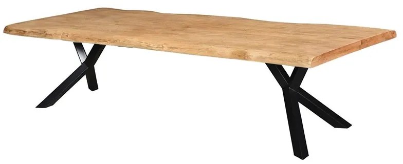 Boomstamtafelblad massief Mango - 240 x 100 cm - Bladdikte 5,6 cm