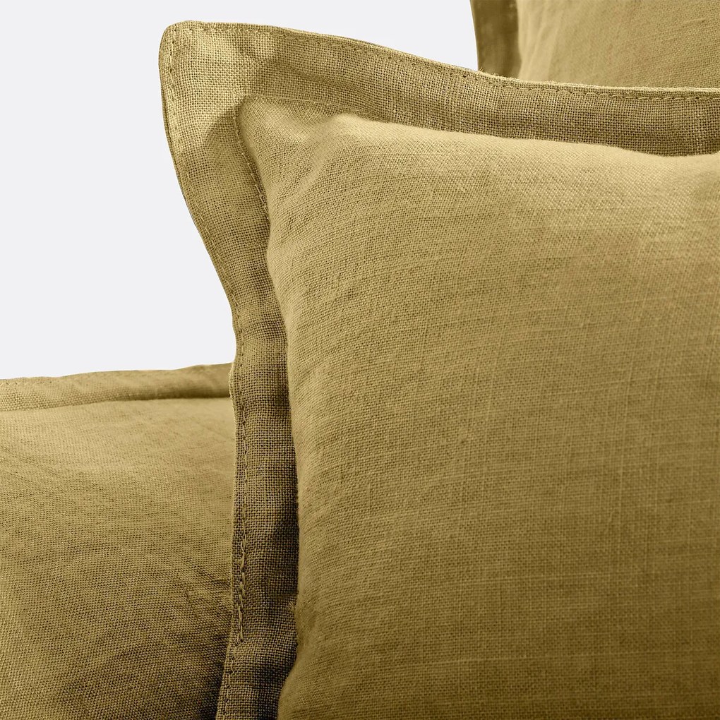 Fauteuilhoes in linnen Odna