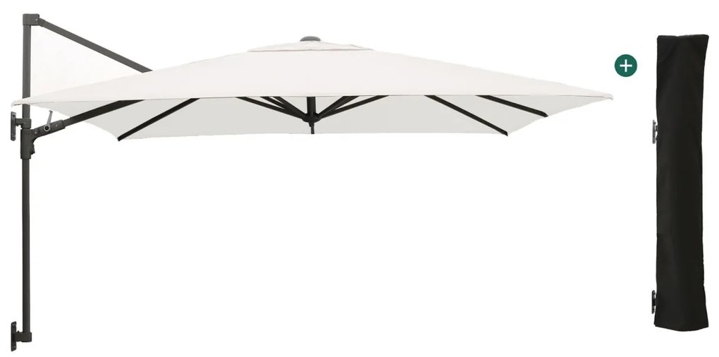 Shadowline muurparasol 250x250cm