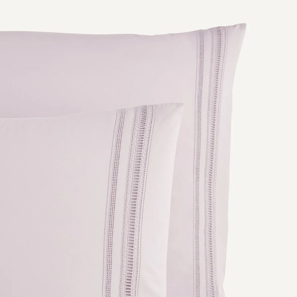 Kussensloop in perkalkatoen, Florentina