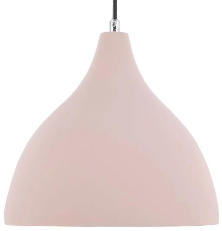 Hanglamp roze LAMBRO Beliani