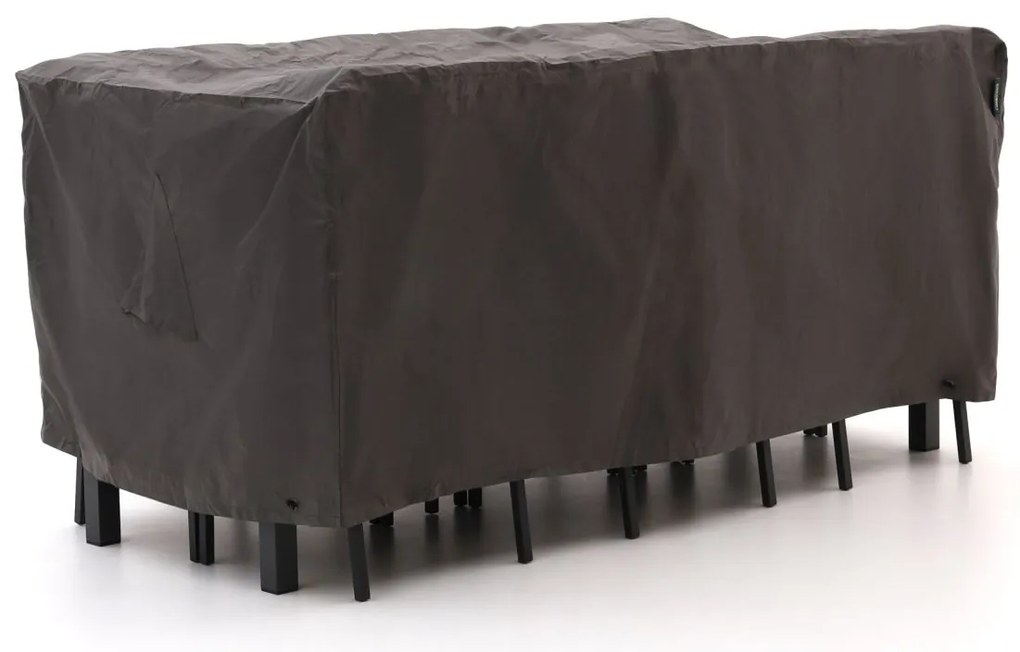 Tuinmeubelhoes geschikt voor Barset | Kees Smit  | Kunststof | Grijs - Antraciet | 230x125cm | Kees Smit Tuinmeubelen