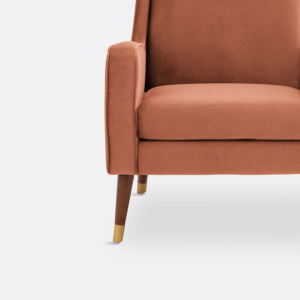 Fauteuil in fluweel, (Y)