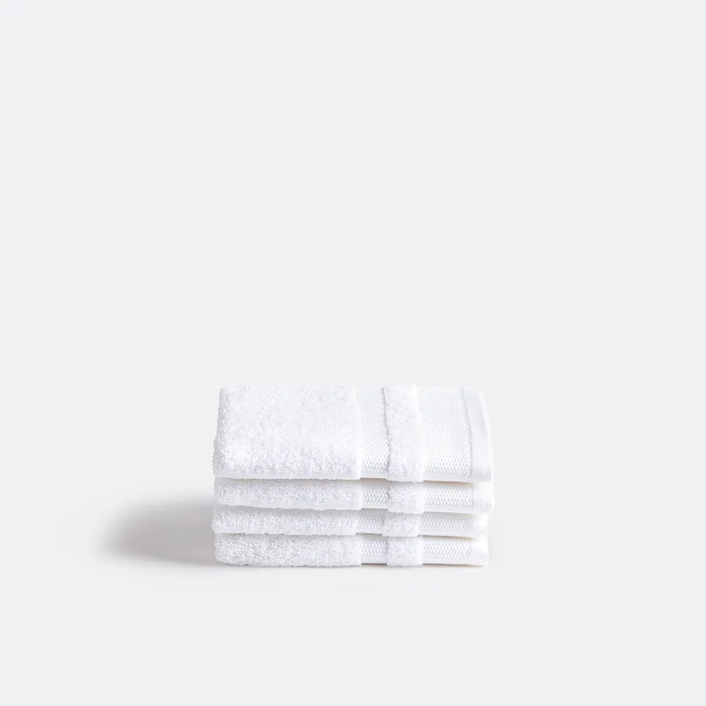 Set van 4 Egyptisch katoenen gastendoekjes 600g/m², Kheops