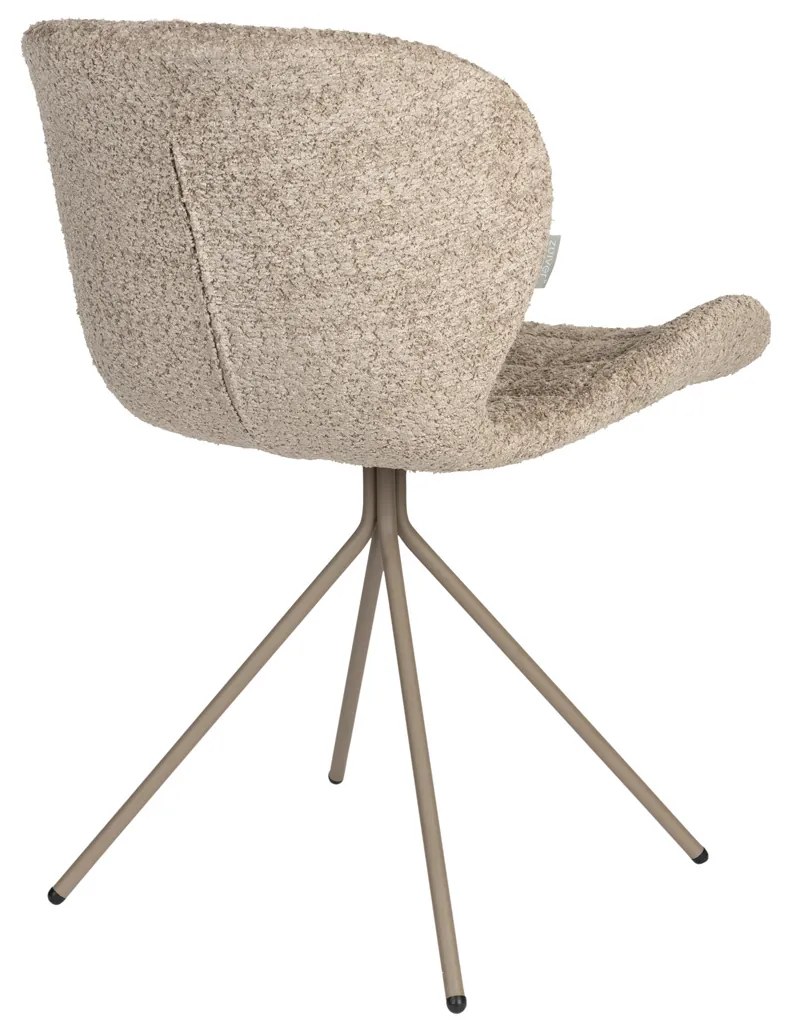 Zuiver OMG Soft Design Eetkamerstoel Beige Teddy