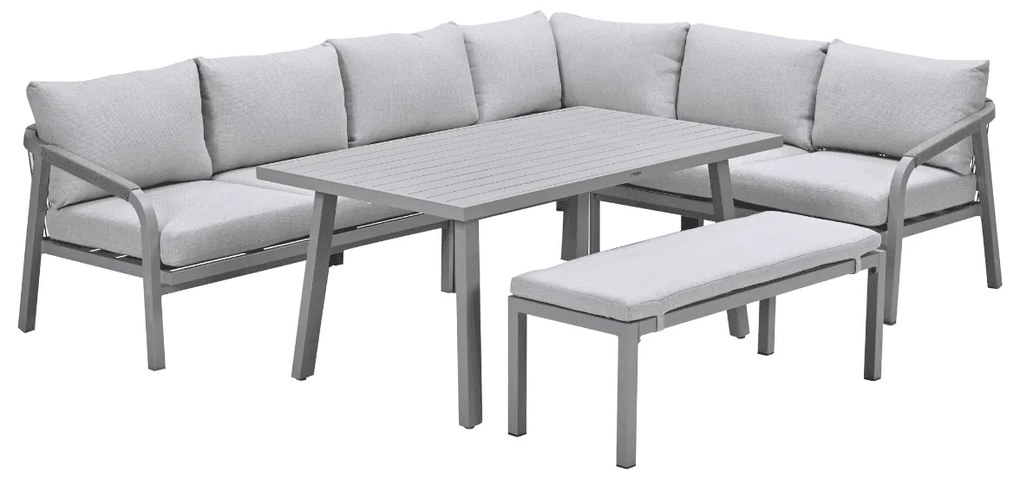 Garden Impressions Tarera lounge dining set 6-delig - taupe