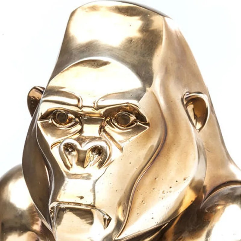 Kare Design Proud Gorilla Gouden Gorillabeeld