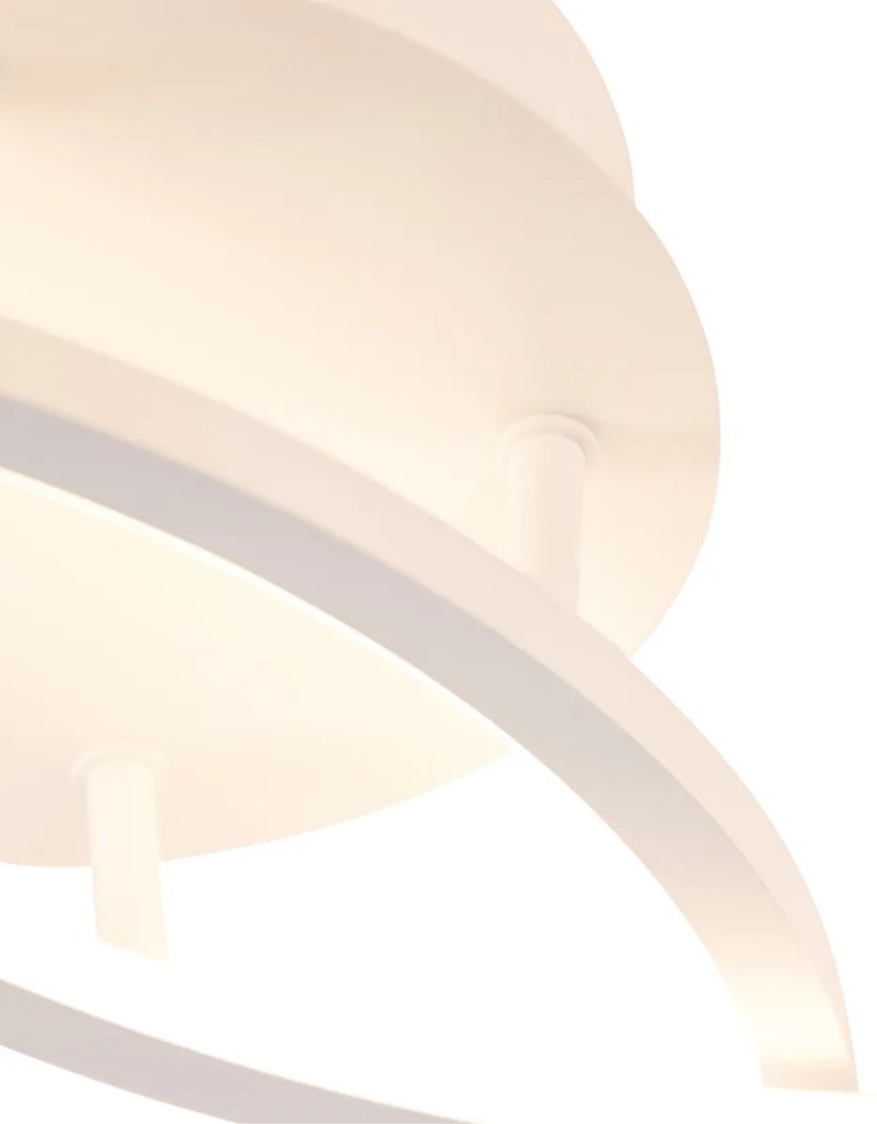 Plafondlamp wit 78 cm incl. LED 3 staps dimbaar - Rowin