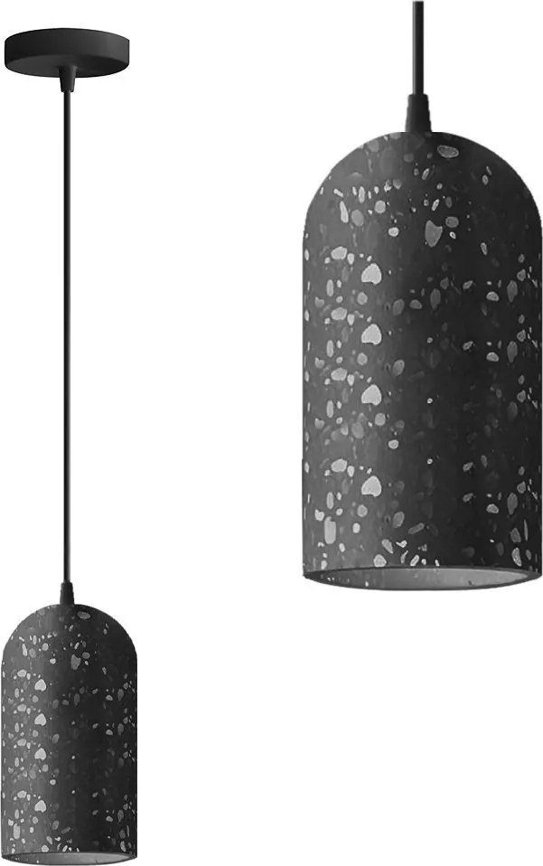 Hanglamp Beton APP997-1CP B ZWART