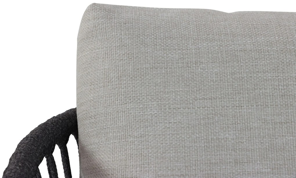 Hoek loungeset 5 personen Aluminium/rope Grijs  Coco Puerto/Montana