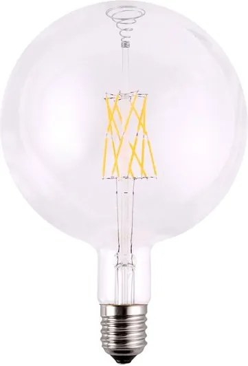 E27 LED Filament Grote G180 Globelamp 8W Warm Wit Dimbaar